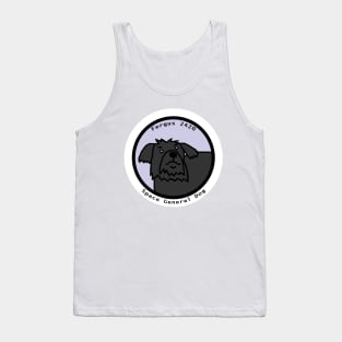 Portrait of Space General Fergus the Dog Tank Top